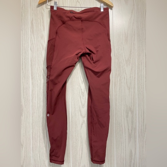 Lululemon Speed Up Tight *Mesh 28" Savannah Size 8 EUC - Picture 8 of 8